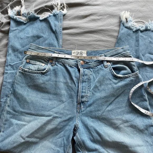 We the free Maggie mid rise straight leg jeans- Size 28 - Picture 7 of 11